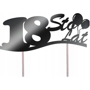 Party dekorace Dekorace na dort Zápich k 18. narozeninám