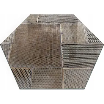 Obraz Tvrzená skleněná základna pod Kamna Kozy Krb Vzor plechu h40 cm