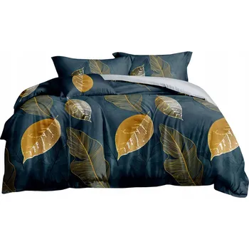 Povlečení Povlečení 160x200 BAVLNĚNÝ SATÉN SADA 3 Č. kusy Povlaky na polštáře 70x80 Maria