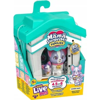 Figurka Little Live Pets Mama Surprise! Rodinky! Domeček pro maminku! Maltańczyk