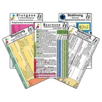 Beatmung - classic 2016, 5 Medizinische Taschen-Karten