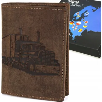 Peněženka Beltimore peněženka přírodní kůže hnědá - muž