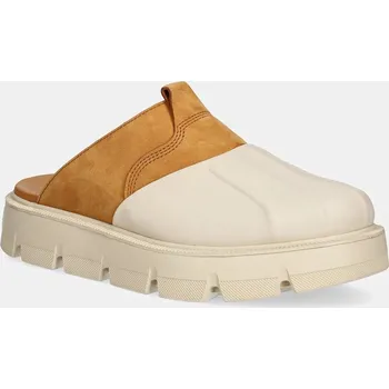 Dámské pantofle Kožené pantofle Sorel REIN CB CLOG 2113131165 béžová 01X, EUR 38