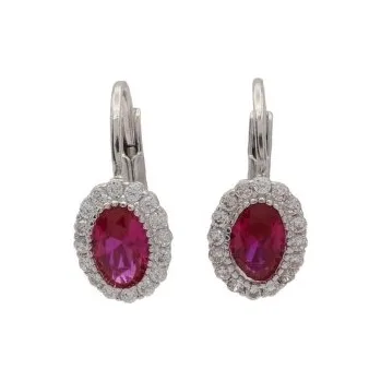 Náušnice Zlaté náušnice z bílého zlata