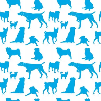 Tapeta Tapeta samolepicí 44,5 cm x 3 m voděodolná s motivem zvířat, modrá