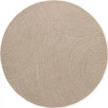 Koberec Kusový koberec Eleni 106221 Hellbeige kruh 200x200 (průměr) kruh cm