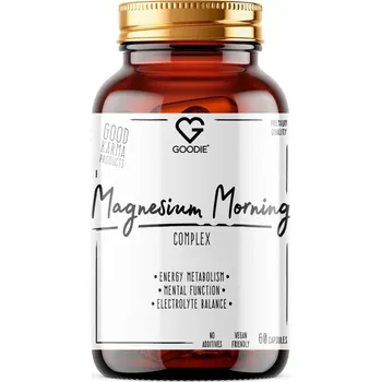 Goodie Magnézium - Ranní komplex - 2 formy hořčíku + vitamín B6 - 60 kapslí