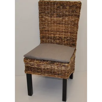 Zahrada Axin Trading s.r.o. Židle Banny banánový list polstr šedý melír