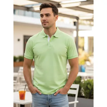 Pánské tričko Pánské POLO triko VSB VUGO v limetkové barvě, VELIKOST L