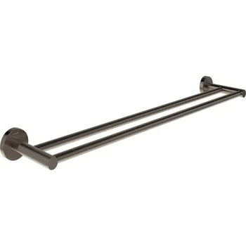 Držák na ručník Ravak KN 320.20GB Držák na ručníky 60 cm, dvojitý, grafit kartáčovaný