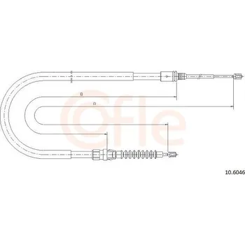 Autodíl Tažné lanko, parkovací brzda COFLE 92.10.6046