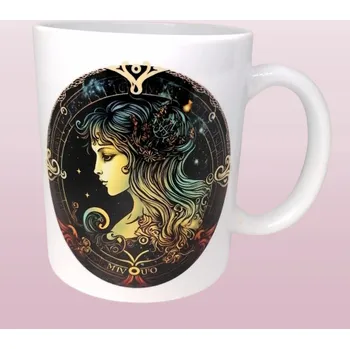 Hrnek porcelánový se znamením zvěrokruhu Panna