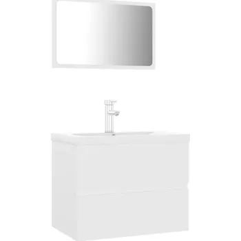 Koupelnový nábytek Koupelnový nábytek 2dílný bílý dřevotříska VidaXL