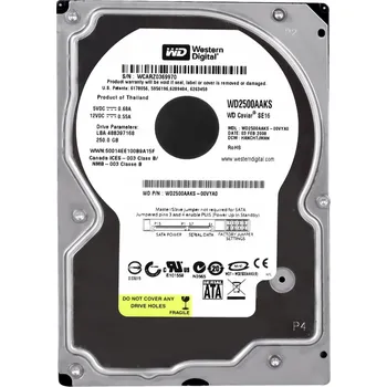 Pevný disk Pevný disk Western Digital Caviar Blue WD2500AAKS 250 GB SATA II 3,5"