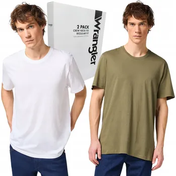 Pánské Tričko T-shirt WRANGLER 2 PACK TEE XL