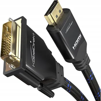 Video kabel Obousměrný kabel pro monitor DVI/HDMI, propojuje zařízení HDMI