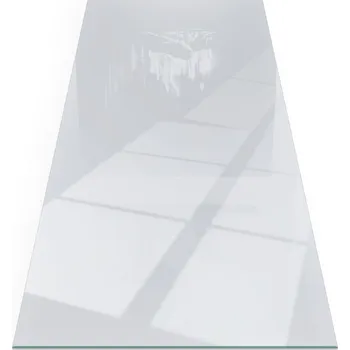 Obraz Skleněná krytka Podložka pod krb Kamna Barva Bílá 100x50 cm