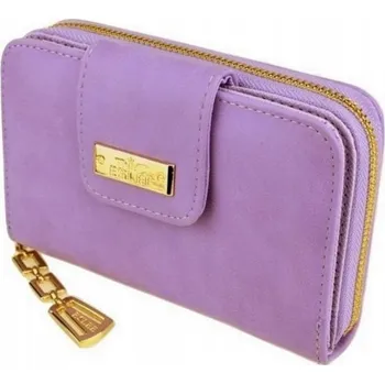 Peněženka Peněženka Groshe eko kůže fialová střední horizontální se zipem