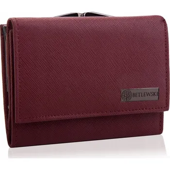Betlewski dámská peněženka z pravé kůže červená