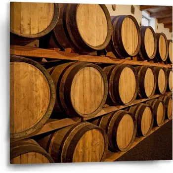 Obraz Sablio Obraz Dřevěné sudy - 50x50 cm