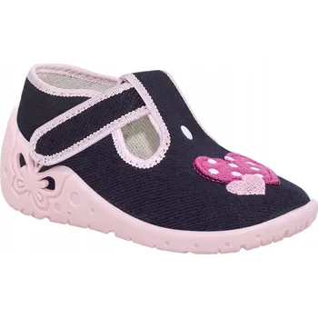 Dívčí bačkory ZETPOL papuče Basia Granátová 24
