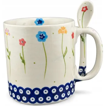 Hrnek Ceramika Bolesławiec keramický 350 ml