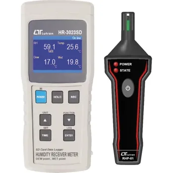 Lutron HR-3023SD - Vlhkoměr s bezdrátovou sondou + DOPRAVA ZDARMA