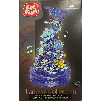ostatní stavebnice EleFun Fantasy Collection Stavebnice Hrající Strom s Ptáčkem 685 dílků