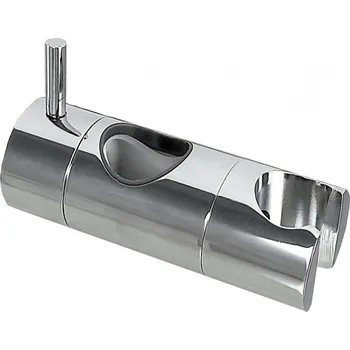 Tyč na sprchový závěs Posuvný držák - jezdec ke sprchové tyči průměr 25mm, chrom