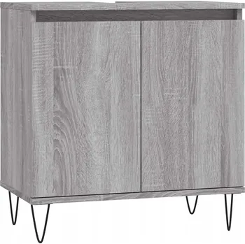 Koupelnový nábytek VidaXL Koupelnová skříňka, šedá dub sonoma,