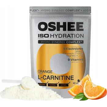 Iontový nápoj OSHEE ISO Hydration isotonic nápoj v prášku s příchutí pomeranče a L-karnitinem 1050 g