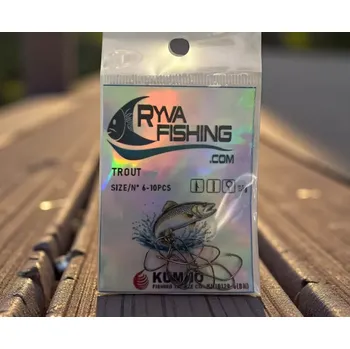 Rybářský háček KUMHO-PSTRUHOVÉ HÁČKY S HROTEM TROUT VEL.6-10KS