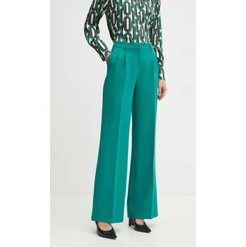 Dámské kalhoty Kalhoty Morgan PIANO.F tyrkysová 66X, vel. 36