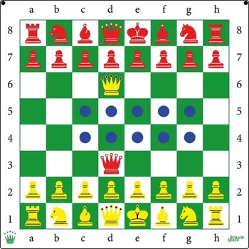 Šachy Demonstrační šachovnice samolepící