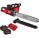 Aku řetězová pila Milwaukee M18 F2CHS50-802, lišta 50 cm, 2x Aku M18 FB8 + M18 DFC (4933480121) (Pila pro naročné práce Milwaukee)