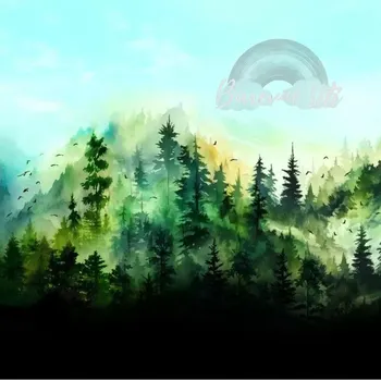 Úplet, Zelenkavý lesík, panel (E) II. jakost - černé tečky