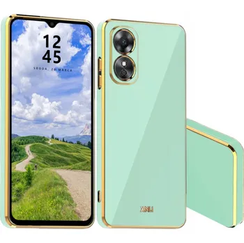 Pouzdro na mobilní telefon Zadní Kryt RCBR pro Oppo A17 GLAMOUR COLOR CASE tyrkysová