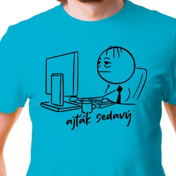 Pánské tričko Tričko  Akce | Vtipné IT tričko Ajťák