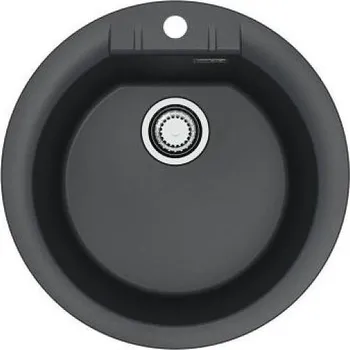 Granitový dřez Alveus CADIT 100 černý 91 + jedn.sifon FI 520/425 x 200mm + DOPRAVA ZDARMA