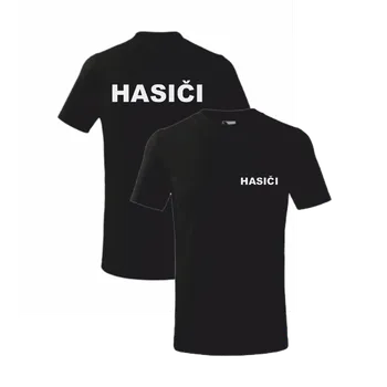 Chlapecké tričko Černé dětské triko pro hasiče