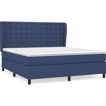 Postel Čalouněná dvoulůžková postel Zakito Home 180x200 cm, modrá