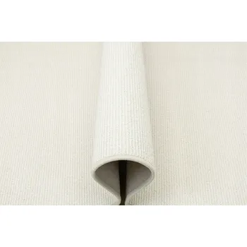 Koberec KOBEREC VLNĚNÝ KRÉMOVÝ PROUŽKY NA FILCU DO POKOJE AVONDALE 100x200 cm