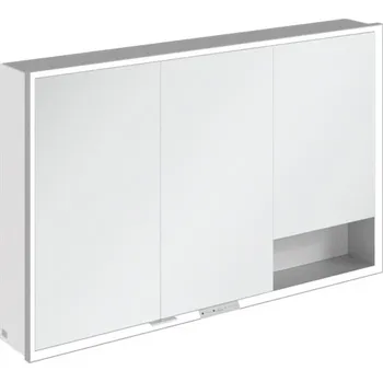 Koupelnový nábytek Villeroy & Boch My View+ skříňka 75x16.8x120 cm se zrcadlem bílá A48112VE