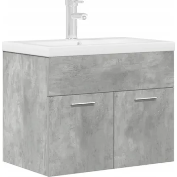 Koupelnový nábytek Skříňka pod umyvadlo do koupelny s vestavěným umyvadlem a baterií