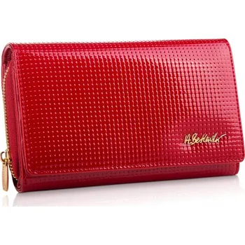 Peněženka Betlewski dámská peněženka z pravé kůže červená
