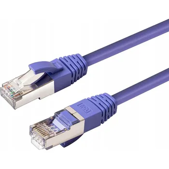 Síťový kabel MicroConnect CAT6A S/FTP kabel 30m Fialový LSZH, MC-SFTP6A30P