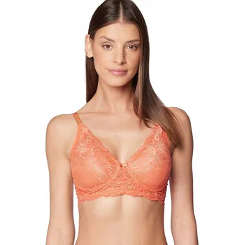 Dámské spodní prádlo Triumph podprsenka s měkkými košíčky oranžová velikost 75B