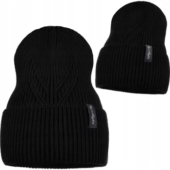 Čepice Majka Zimní čepice beanie černá, univerzální velikost