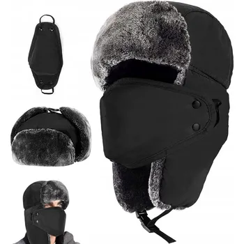 Čepice ČEPICE ZIMNÍ S UŠIMA PRO BĚŽCE A LYŽAŘE