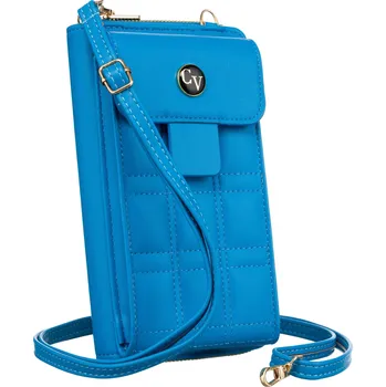 Kabelka 4U Cavaldi kabelka přes rameno eko kůže modrá